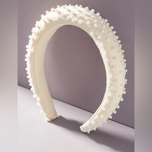 Lele Sadoughi Ivory Pearl Headband